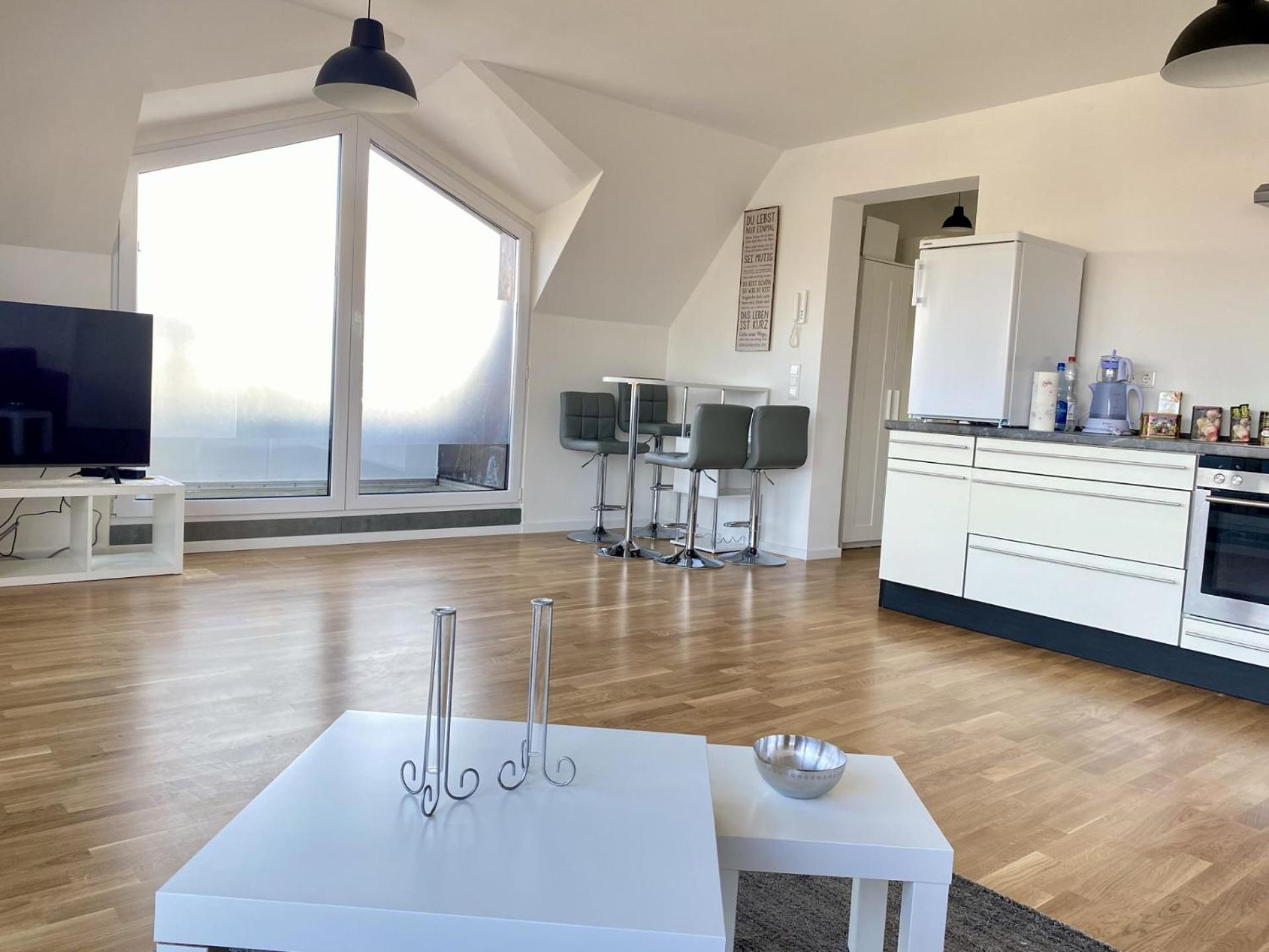 Schoenes Erwachen Im Frankfurter Penthouse Frankfurt am Main Eksteriør billede