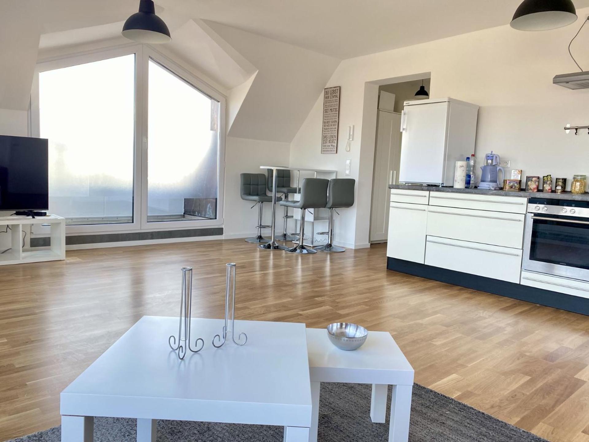 Schoenes Erwachen Im Frankfurter Penthouse Frankfurt am Main Eksteriør billede