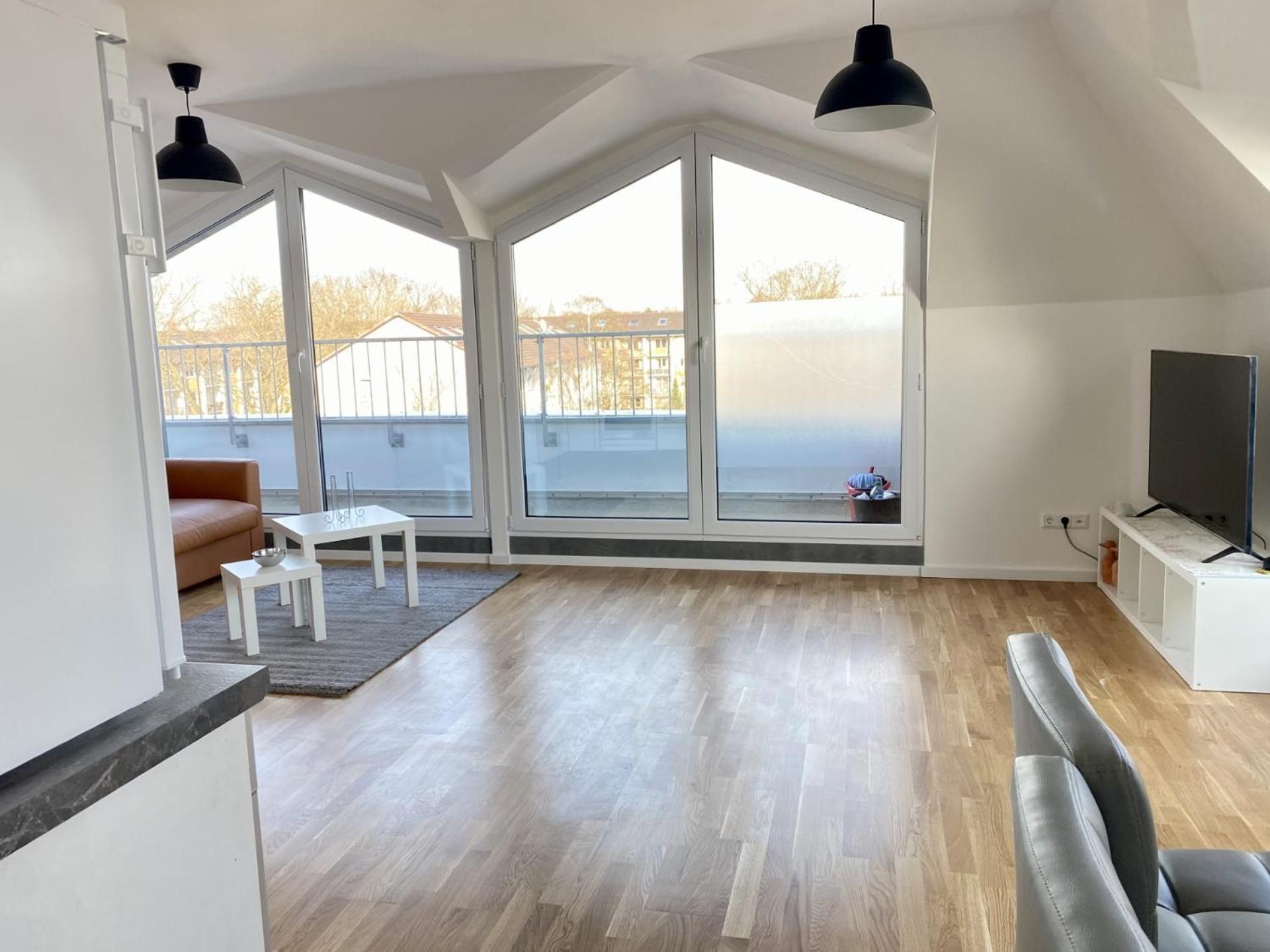 Schoenes Erwachen Im Frankfurter Penthouse Frankfurt am Main Eksteriør billede
